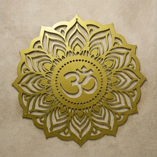 Stainless_Steel_Metal_Wall_Art_|_Om_Mandala_Wall_Art_(Colours_Available:_Gold/Silver/Black/Rose_Gold/)