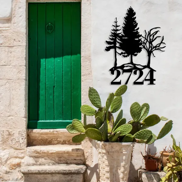Custom_Forest_Address_Metal_Sign