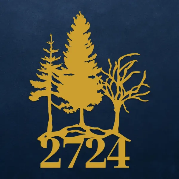 Custom_Forest_Address_Metal_Sign