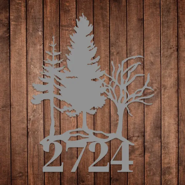 Custom_Forest_Address_Metal_Sign