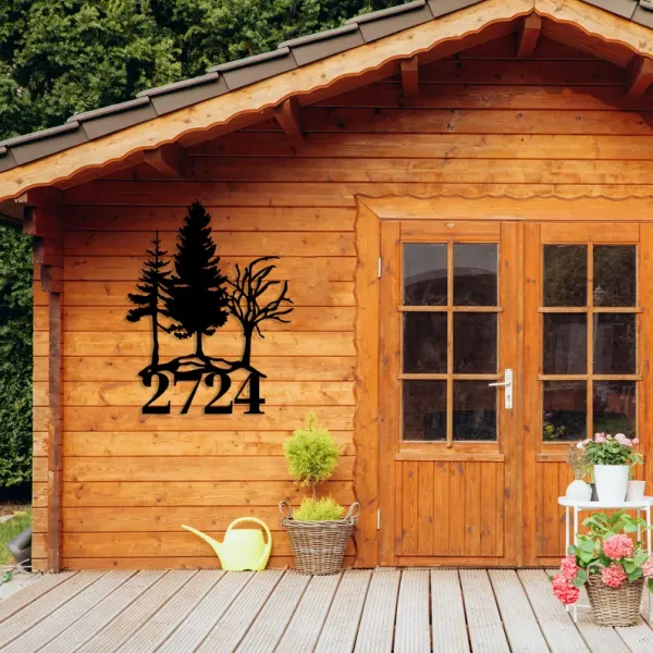 Custom_Forest_Address_Metal_Sign