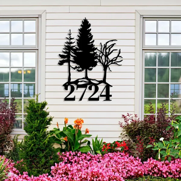 Custom_Forest_Address_Metal_Sign