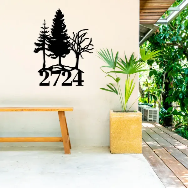 Custom_Forest_Address_Metal_Sign
