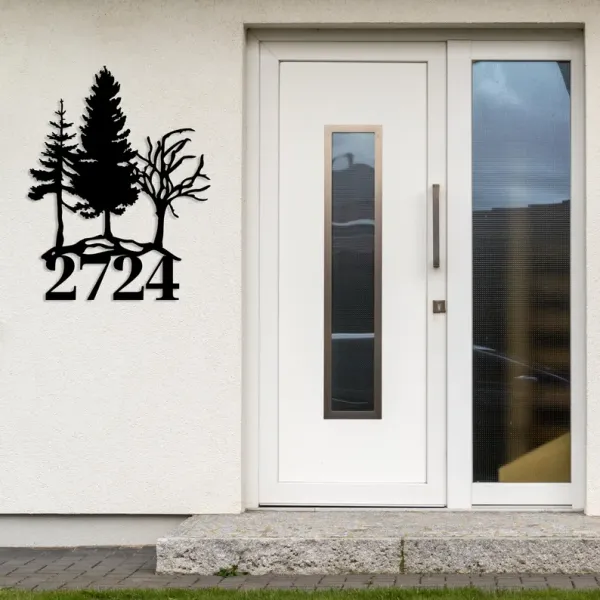 Custom_Forest_Address_Metal_Sign