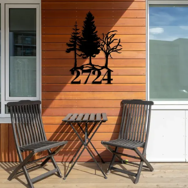 Custom_Forest_Address_Metal_Sign