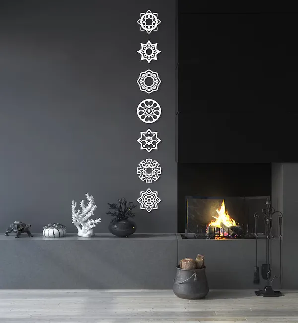 7_Chakra_Signs_Metal_Wall_Art_For_Home/Studio