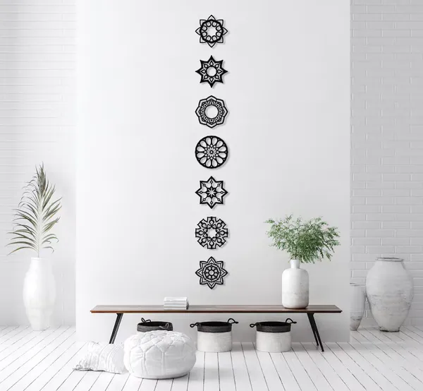 7_Chakra_Signs_Metal_Wall_Art_For_Home/Studio