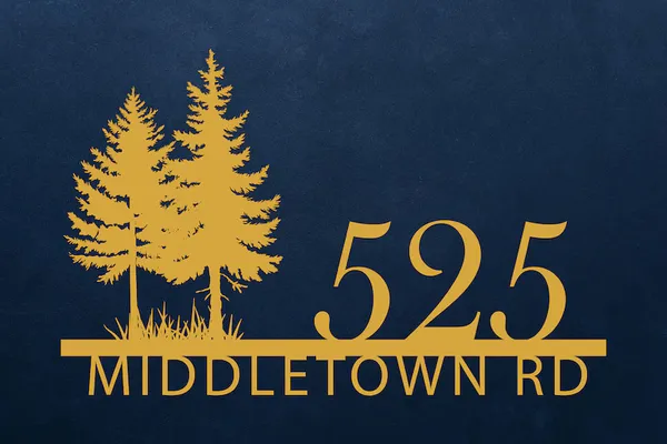 Custom_Pine_Tree_Address_Metal_Sign