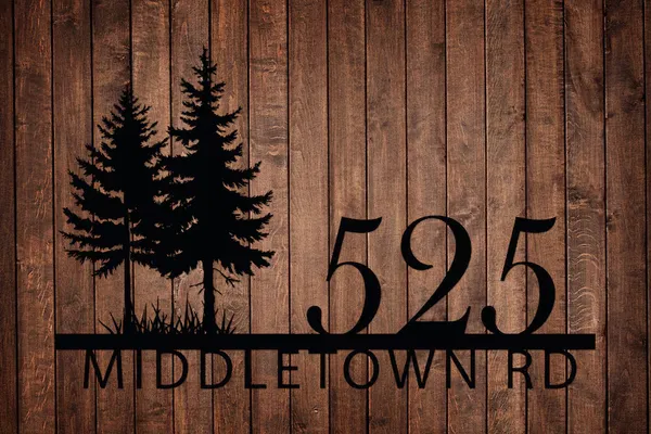 Custom_Pine_Tree_Address_Metal_Sign