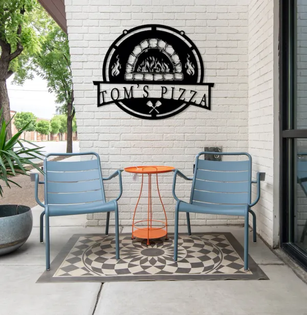 Personalized_Pizza_Oven_Metal_Wall_Sign