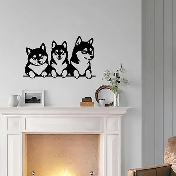 Husky_Trio_Dog_Silhouette_Wall_Art