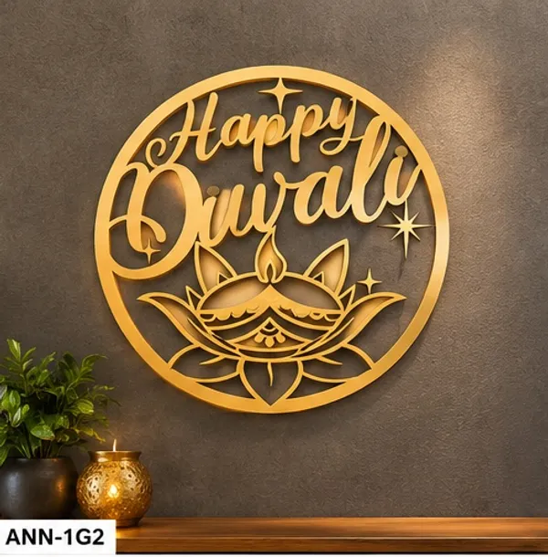 Decorative_"Happy_Diwali"_Diya_&_Lotus_Round_Wall_Hanging_Gold_color
