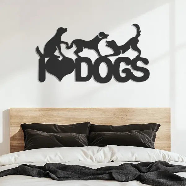 Dog_Silhouette_'I_Love_Dogs'_Wall_Art
