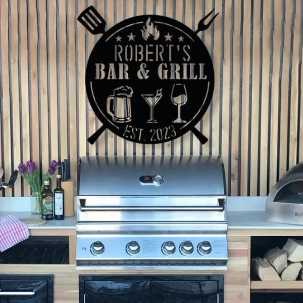 Custom_Bar_&_Grill_Metal_Sign_(Round)