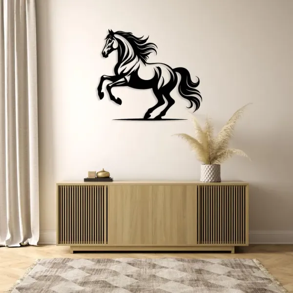 Elegant_Black_&_White_Horse_Wall_Art