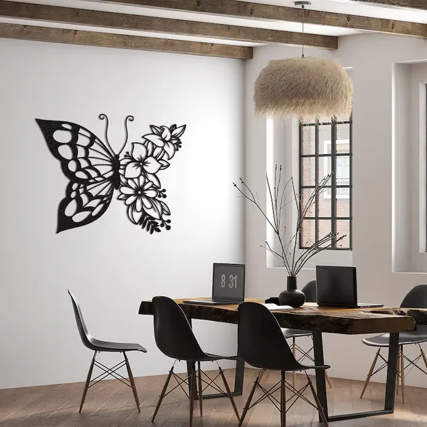 Elegant_Butterfly_&_Floral_Wall_Art_-_Premium_Metal_Décor_for_Modern_Interiors_|_Decor&dreams_Luxury_Home_Accent"