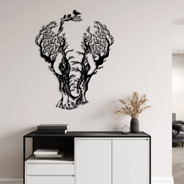 Tree_Elephant_Metal_Wall_Art