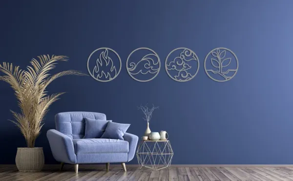 Set_of_4_Elements_Metal_Wall_Art