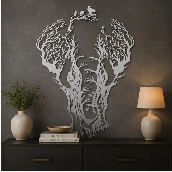 Tree_Elephant_Metal_Wall_Art