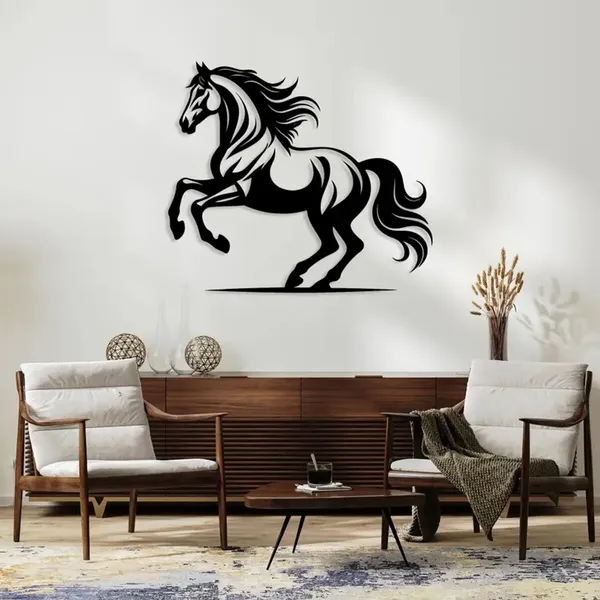 Elegant_Black_&_White_Horse_Wall_Art