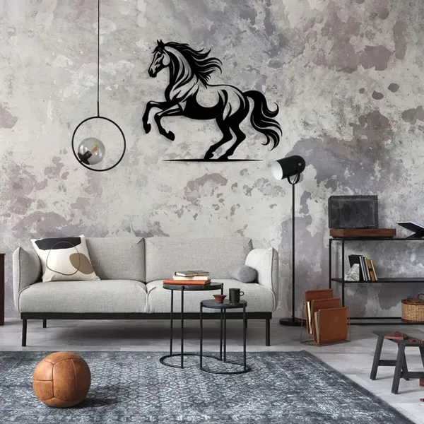 Elegant_Black_&_White_Horse_Wall_Art