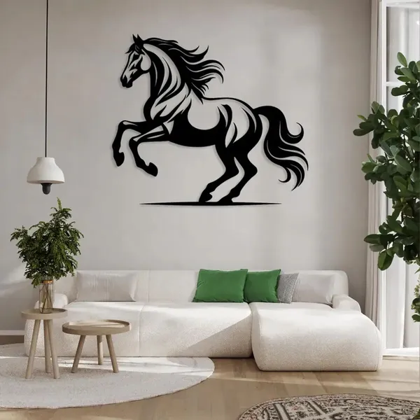 Elegant_Black_&_White_Horse_Wall_Art
