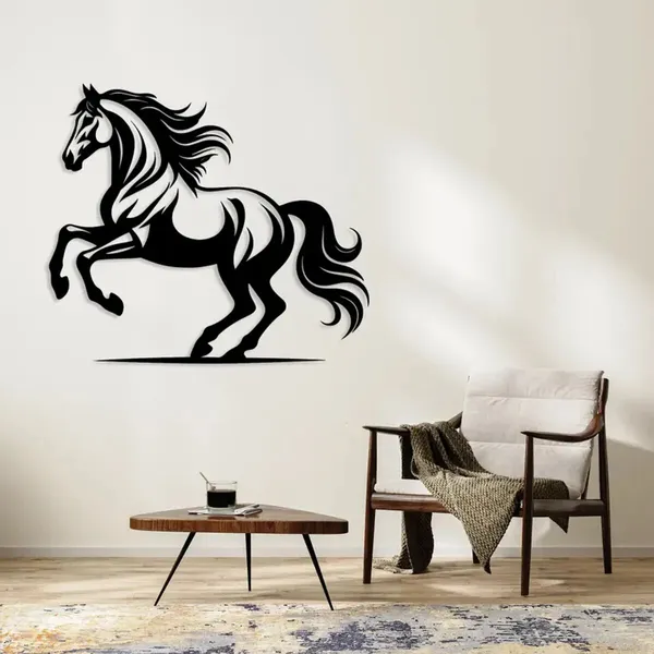 Elegant_Black_&_White_Horse_Wall_Art