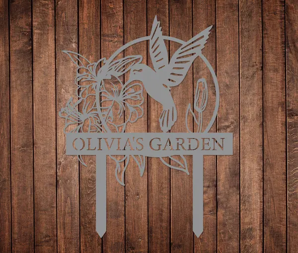 Personalized_Stainless_Steel_Hummingbird_Garden_Decor