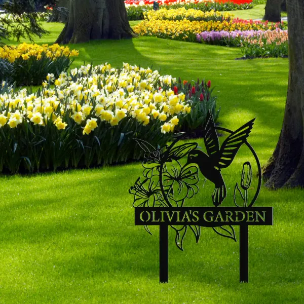 Personalized_Stainless_Steel_Hummingbird_Garden_Decor