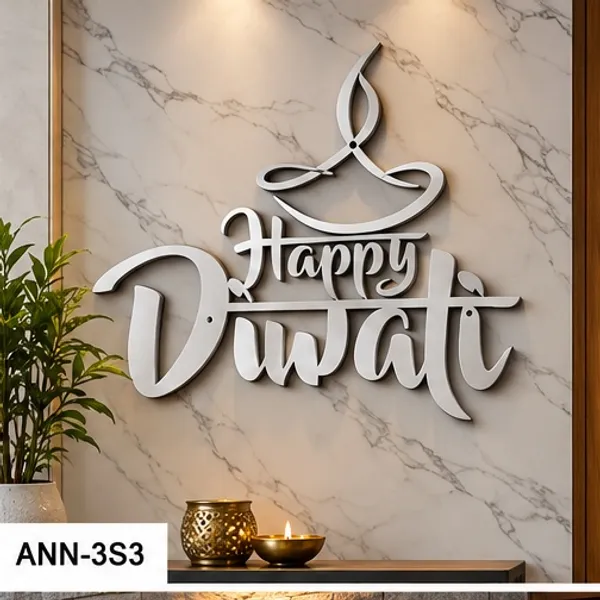 Modern_Silhouette_"Happy_Diwali"_Cutout_Wall_Sign_with_Diya_Motif_Silver_