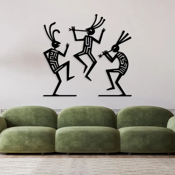 Modern_Tribal_African_Dancer_Wall_Art