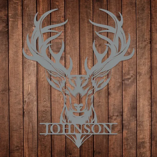 Personalized_Metal_Deer_Head_Wall_Art