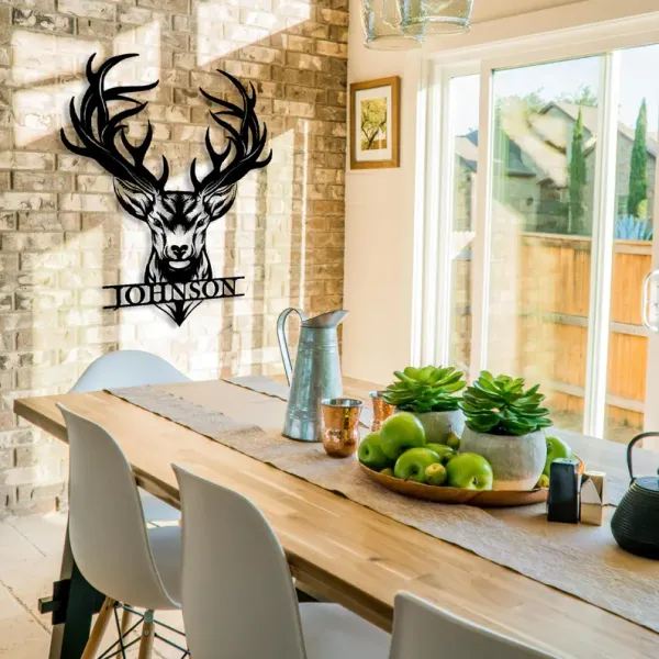 Personalized_Metal_Deer_Head_Wall_Art