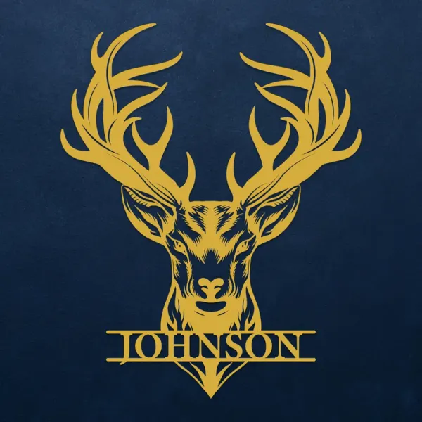 Personalized_Metal_Deer_Head_Wall_Art