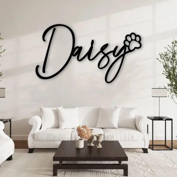 Personalized_Pet_Name_Wall_Art_-_"Daisy"_with_Paw_Print,_Custom_Name_Sign_for_Home_Decor_by_Decor&Dreams