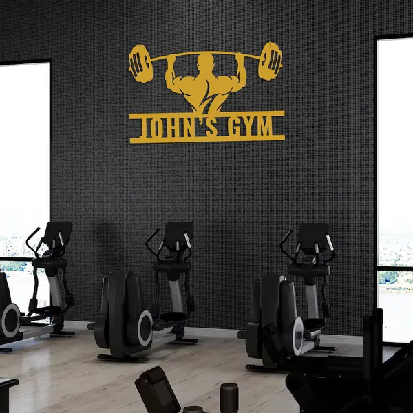 Premium_Customizable_Metal_Gym_Wall_Art_-_Elegant_Metallic_Finish_with_Bold_"John's_Gym"_Logo,_Perfect_for_Fitness_Enthusiasts_and_Commercial_Gyms