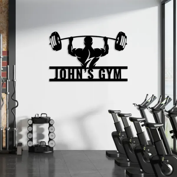 Premium_Customizable_Metal_Gym_Wall_Art_-_Elegant_Metallic_Finish_with_Bold_"John's_Gym"_Logo,_Perfect_for_Fitness_Enthusiasts_and_Commercial_Gyms