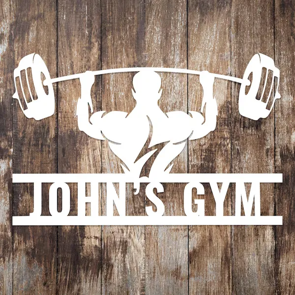 Premium_Customizable_Metal_Gym_Wall_Art_-_Elegant_Metallic_Finish_with_Bold_"John's_Gym"_Logo,_Perfect_for_Fitness_Enthusiasts_and_Commercial_Gyms