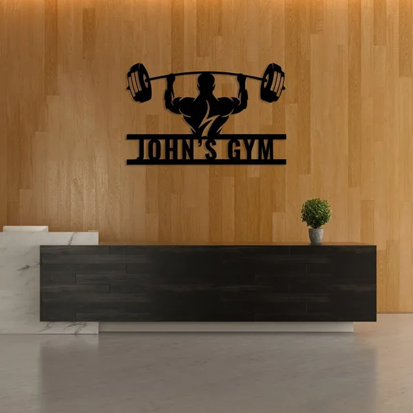 Premium_Customizable_Metal_Gym_Wall_Art_-_Elegant_Metallic_Finish_with_Bold_"John's_Gym"_Logo,_Perfect_for_Fitness_Enthusiasts_and_Commercial_Gyms