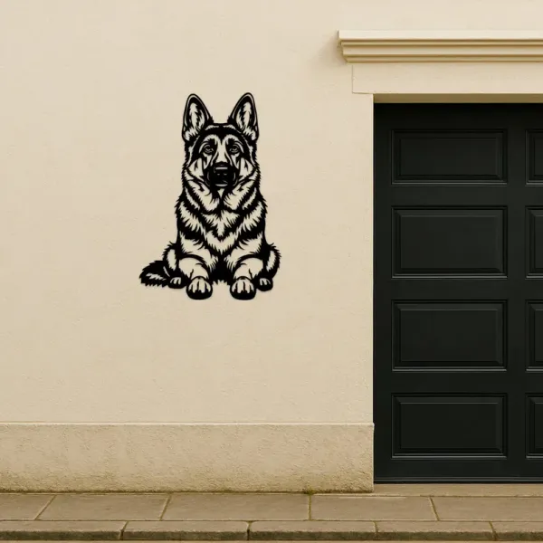 Black_&_White_German_Shepherd_Wall_Art