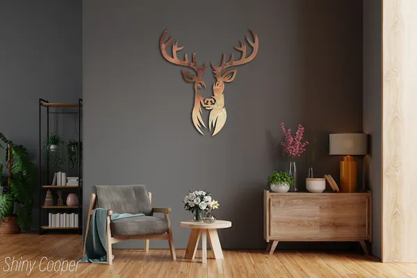 Premium_Wall_Art_Decor_-_Metallic_Deer_Head_Silhouette_for_Modern_Living_Room_&_Home_Interior,_Elegant_Metal_Wall_Sculpture_in_Matte_Silver,_Gold_Finish,_Luxury_Home_Decoration,_Stylish_Accent_Piece