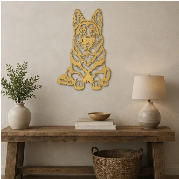 Black_&_White_German_Shepherd_Wall_Art