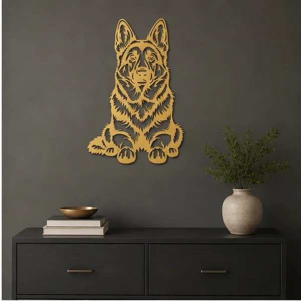 Black_&_White_German_Shepherd_Wall_Art