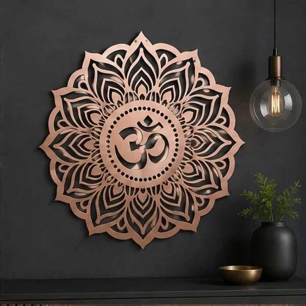 Stainless_Steel_Metal_Wall_Art_|_Om_Mandala_Wall_Art_(Colours_Available:_Gold/Silver/Black/Rose_Gold/)