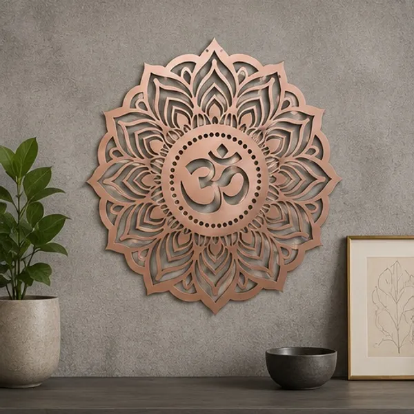 Stainless_Steel_Metal_Wall_Art_|_Om_Mandala_Wall_Art_(Colours_Available:_Gold/Silver/Black/Rose_Gold/)