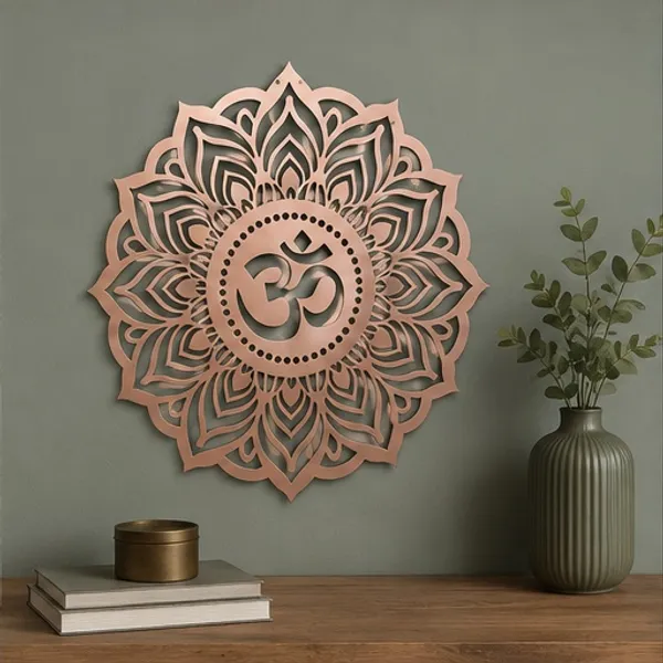 Stainless_Steel_Metal_Wall_Art_|_Om_Mandala_Wall_Art_(Colours_Available:_Gold/Silver/Black/Rose_Gold/)