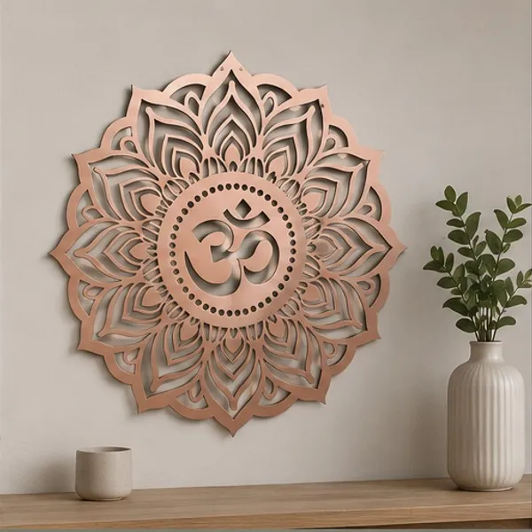 Stainless_Steel_Metal_Wall_Art_|_Om_Mandala_Wall_Art_(Colours_Available:_Gold/Silver/Black/Rose_Gold/)