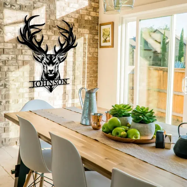 Personalized_Metal_Deer_Head_Wall_Art