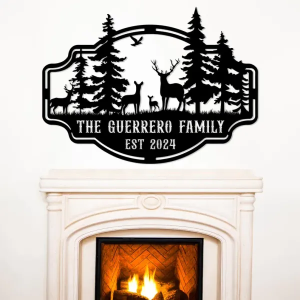 Family_Name_Sign_with_Rustic_Deer