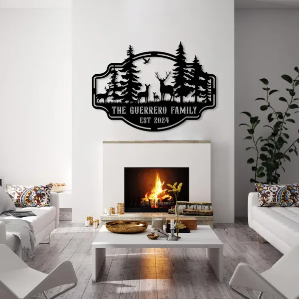 Family_Name_Sign_with_Rustic_Deer
